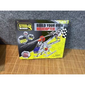 Steel Mechanix By CK Build Your Own Helicopter STEM 165 Piece Metal Building Kit